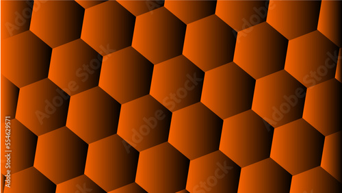 Fototapeta Naklejka Na Ścianę i Meble -  background with hexagons