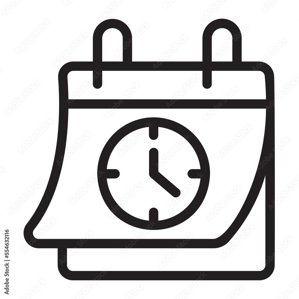 calendar line icon calendar line icon