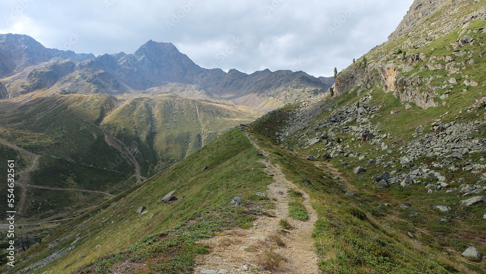 Schnalstal bei Meran in den Südtiroler Alpen