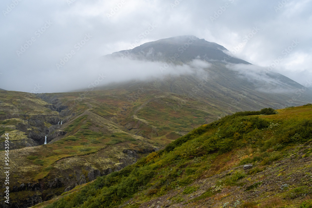 Landscape of the East Fjords (Iceland)