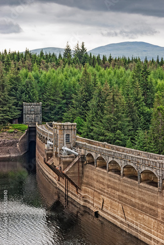 Laggan dam in the highlands of Scotland, UK photo