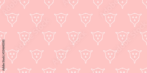 Background with hands. Seamless pattern, texture. Vector illustration