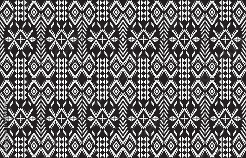 Geometric vector background with sacral tribal ethnic elements. Traditional triangles gypsy geometric forms sprites tribal themes apparel fabric tapestry print