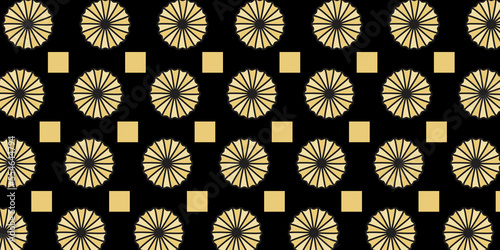  Vector seamless beautiful pattern flower and leaves flat background