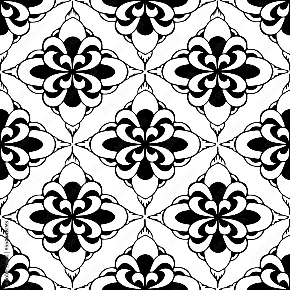 seamless symmetrical black and white pattern of abstract geometric shapes, texture seamless symmetrical black and white pattern of abstract geometric shapes, texture