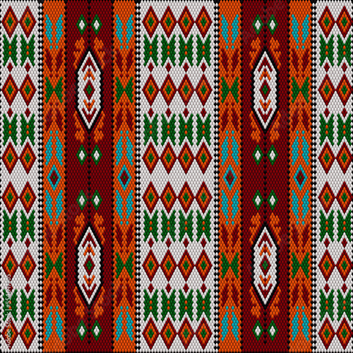 Ornament  is made in bright, juicy, perfectly matching colors. Ornament, mosaic, ethnic, folk pattern.