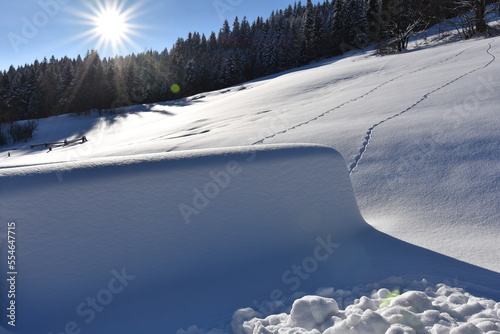zima, śnieg, zaspy, pogoda, mróz, intensywne opady śniegu w Małopolsce