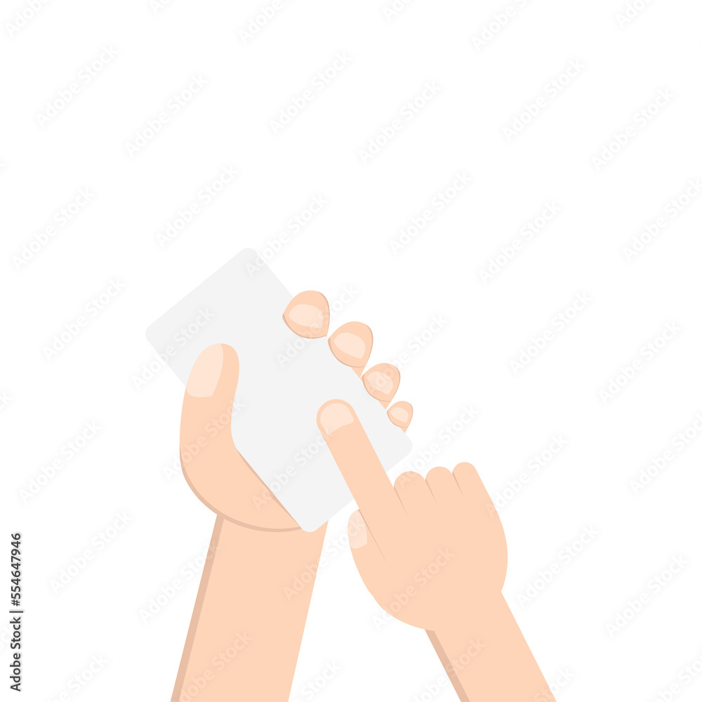 left hand holding white blank name business card left hand holding white blank name business card