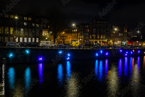 Photography 15  Decembar 2022, AMSTERDAM, NETHERLANDS,  View on Amsterdam during the Light f