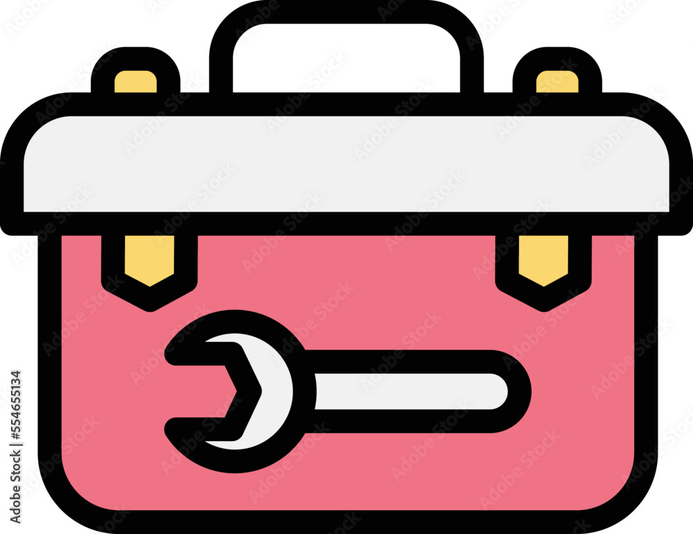 Toolbox Vector Icon Design Illustration Toolbox Vector Icon Design Illustration