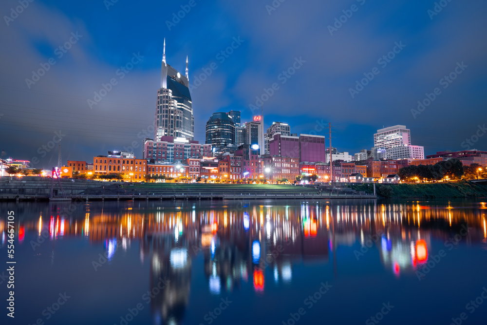 Obraz premium Nashville, Tennessee, USA Downtown Cityscape