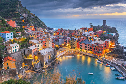 Vernazza, La Spezia, Liguria, Italy in Cinque Terre