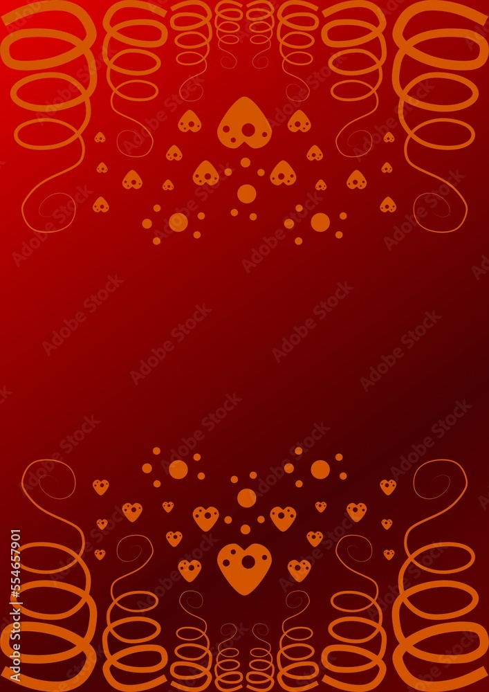 The illustrations and clipart. Red background with ribbon The illustrations and clipart. Red background with ribbon