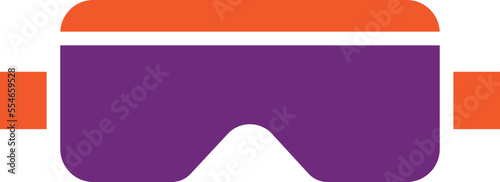 Goggle Vector Icon Design Illustration