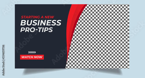 Editable youtube thumbnail design for any youtube videos customizable video thumbnail design video cover fully editable thumbnail template for social media concept. 