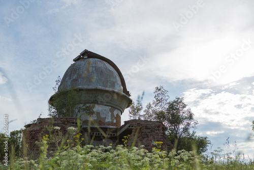 The observatory of the scientist - heliometeorologist A. Dyakov has been destroyed these days. Russia, Mountain Shoria photo