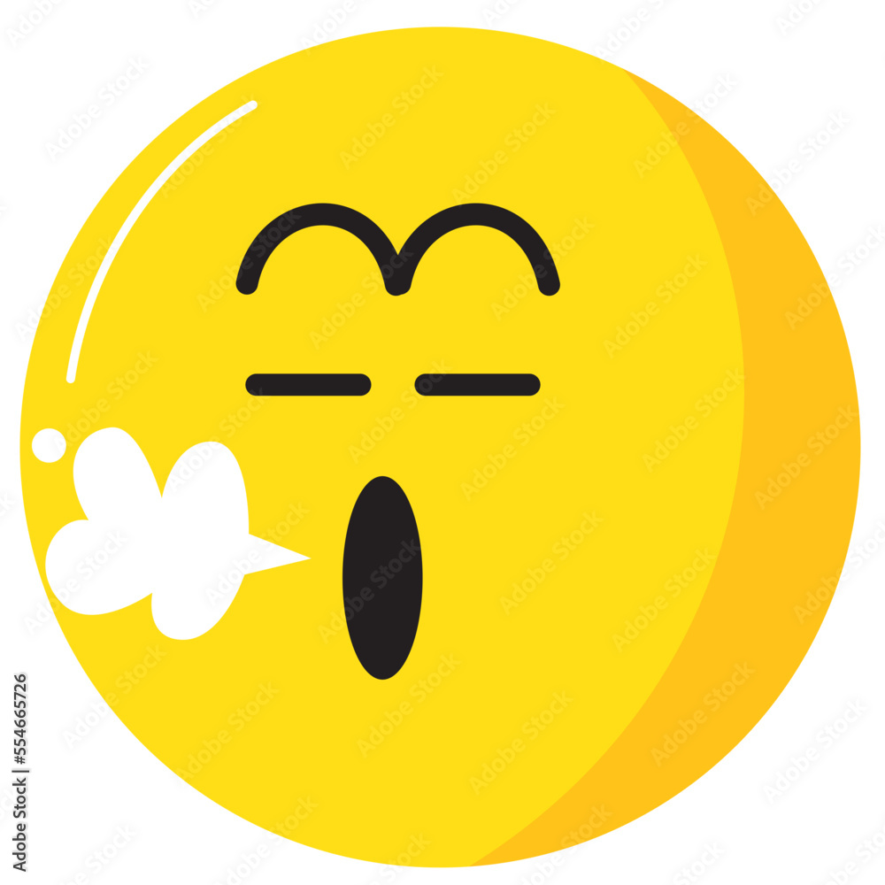 Obraz premium Yellow Emoticon Vector Character