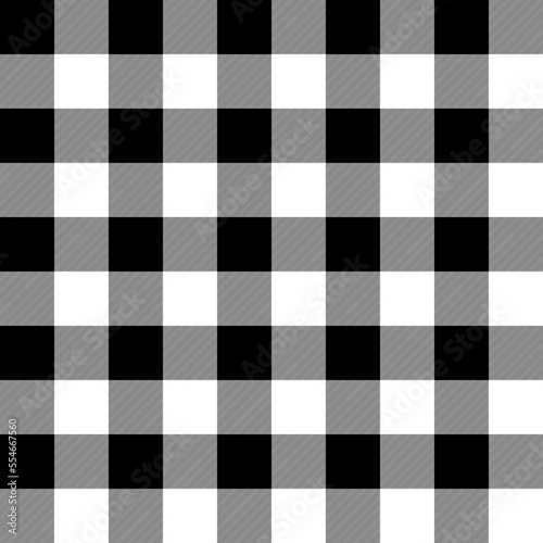 black and white seamless plaid pattern