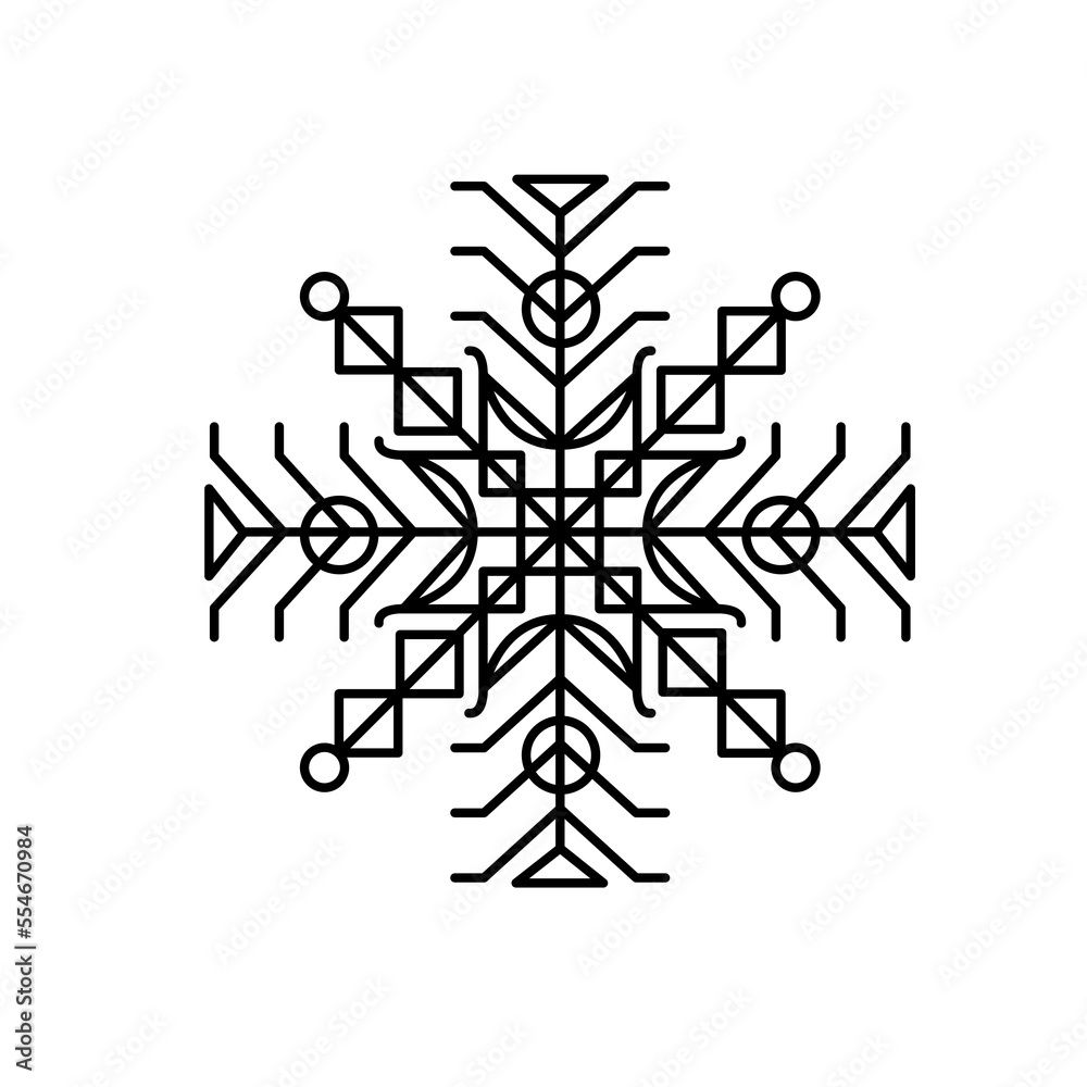 Vector graphic black snowflace on white background. Beautiful element for your winter and Christmas decor, design. Vector graphic black snowflace on white background. Beautiful element for your winter and Christmas decor, design.