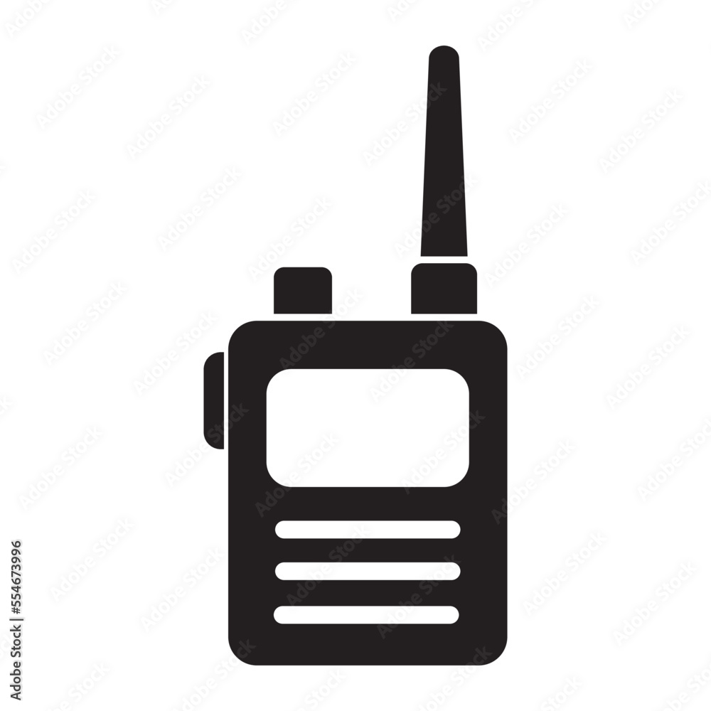 handy talkies icon logo vector design template
