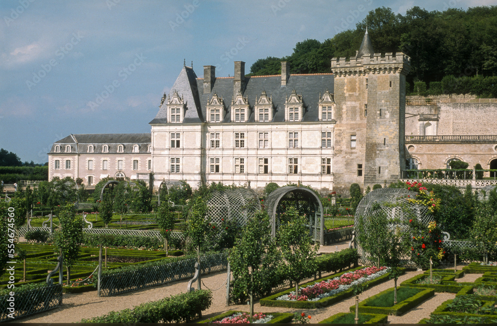 Jardins, Chateau, Villandry, Indre et Loire, 37, France Jardins, Chateau, Villandry, Indre et Loire, 37, France