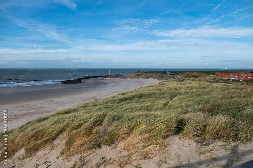 Strandansichten im winterlichen Westkapelle - Zeeland