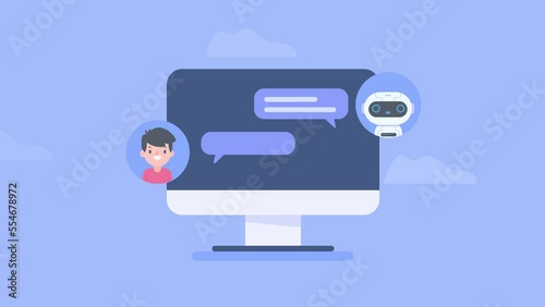 Searching for information by querying robots . AI automatic answering system. Help give advice to customers.