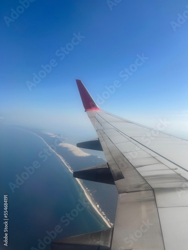 view from airplane window