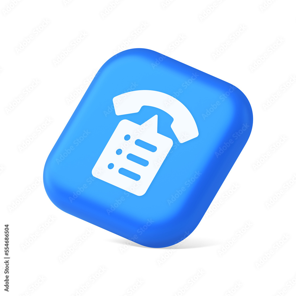 Call phone book contact list button cyberspace friends information communication 3d isometric icon Call phone book contact list button cyberspace friends information communication 3d isometric icon