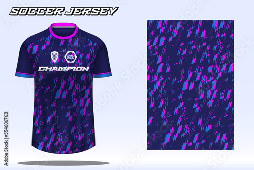 Soccer jersey sport t-shirt design mockup for football club 24
