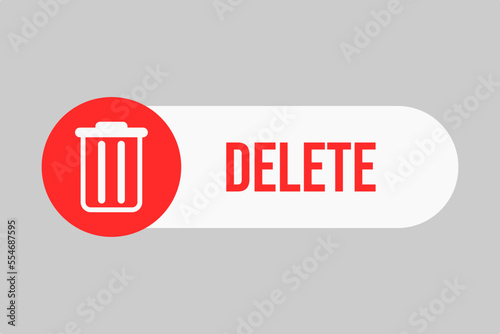 Delete button, Button for delete.