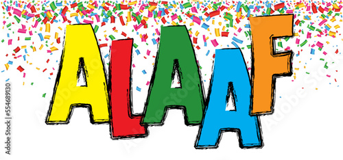Slogan alaaf, helau,, Dutch and Germany language. Happy parade carnival, carnaval festive. Vector quotes slogan banner. Costume. dancing festival. the Netherlands, holland party. 