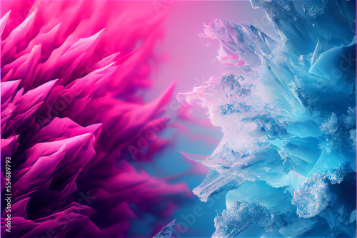 pink and blue dynamic backg...