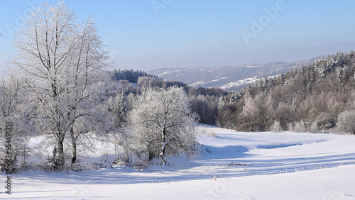 Zimowa dolina.