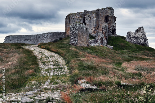 Duffus Castle is situated on the Laich of Moray, a fertile plain that was once the swampy foreshore of Spynie Loch.  photo