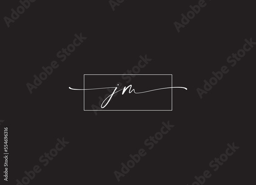 Monogram JM Logo Design 