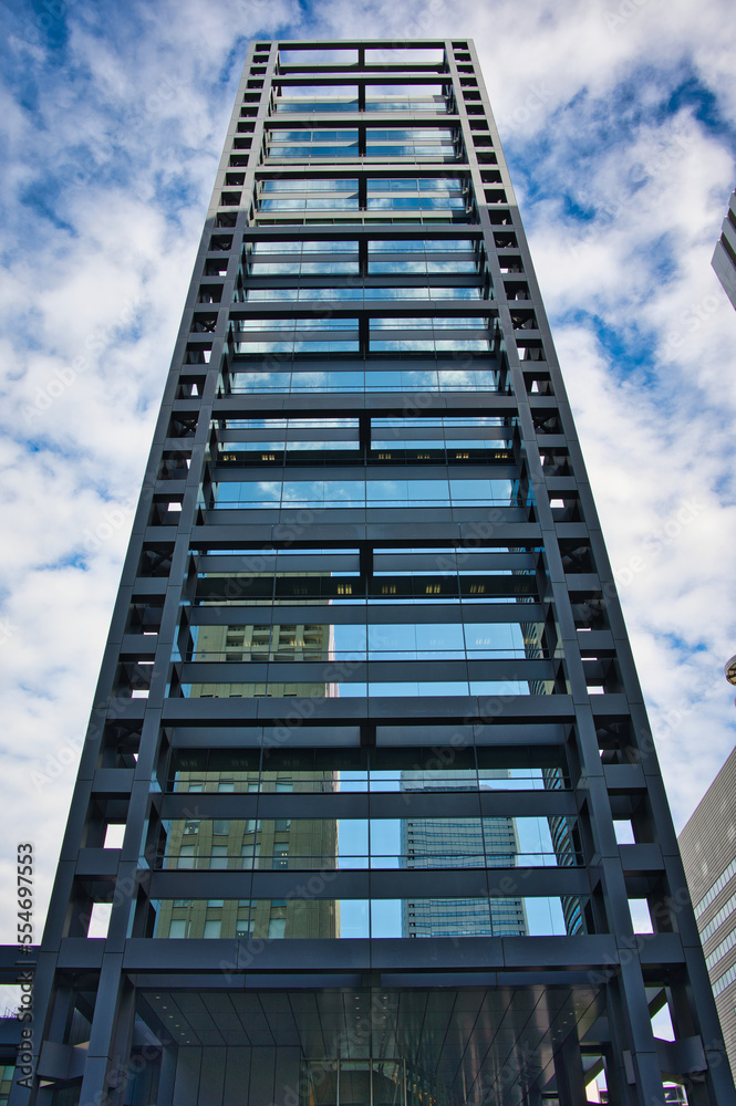 Skyscrapers of Osaka business park, Osaka, Japan Skyscrapers of Osaka business park, Osaka, Japan