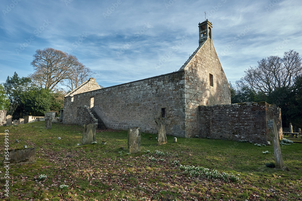 The ‘Church of the Blessed Peter at Duffus’ is first mentioned in a charter from 1190 The church was probably built by Freskin de Moray, who also constructed the mighty Duffus Castle nearby.