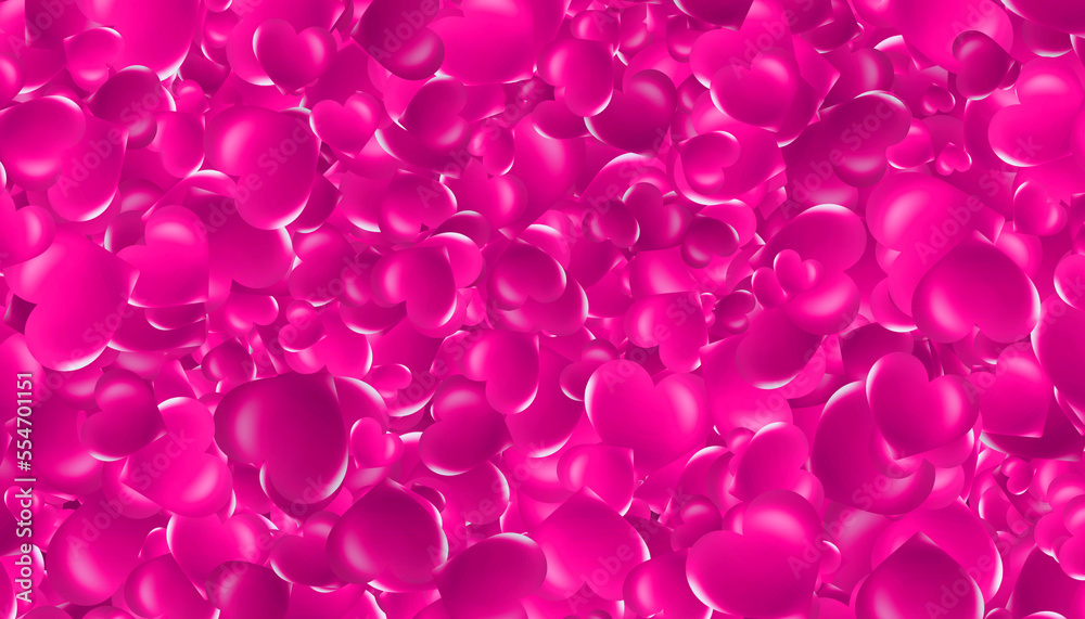 3d pink heart full frame valentines day decorative background 3d pink heart full frame valentines day decorative background