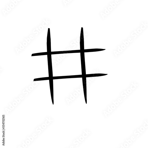 Hand Drawn Hashtags