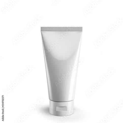 Cosmetic tube gloss finish 150ml template