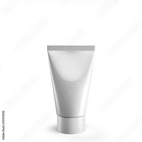 Cosmetic tube gloss finish 100ml template