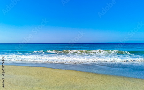 Extremely huge big surfer waves at beach Puerto Escondido Mexico.