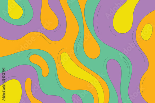 Groovy textures background. psychedelic wave pattern