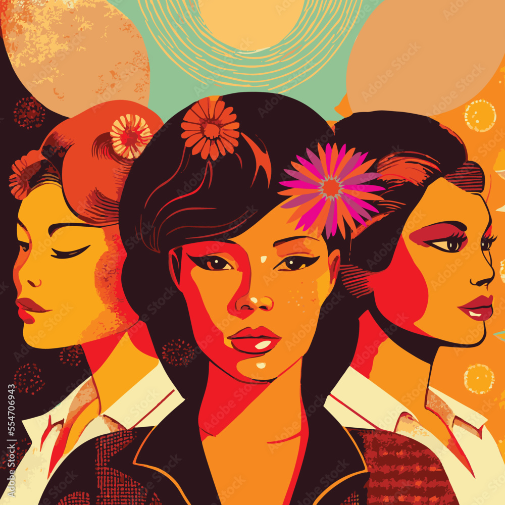 Women empower creative illustration Vector Women empower creative illustration Vector