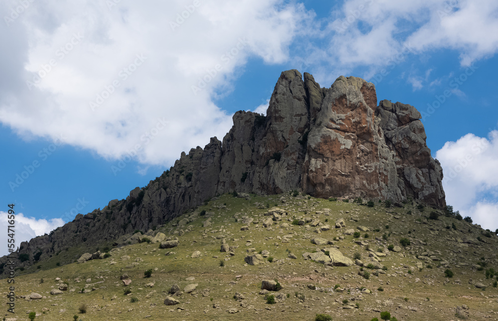 photos of rural areas, landscapes, cliffs and cloudy skies for the background.