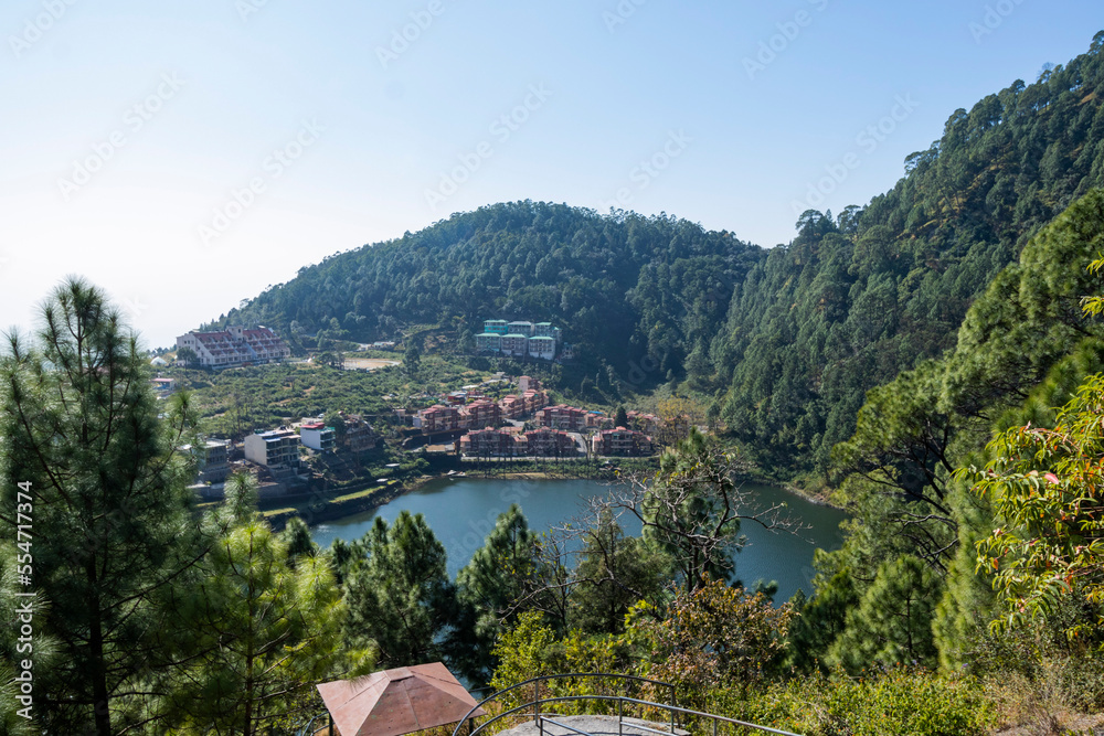 Fototapeta premium Various views of Khurpatal lake