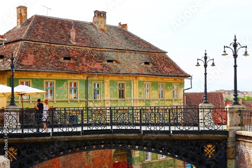 The old bridge of lies in Sibiu