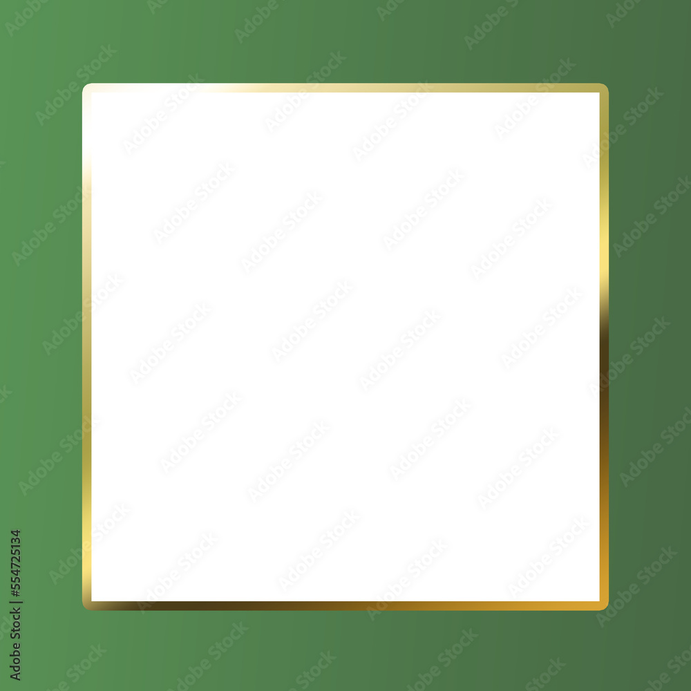 green gold square frame green gold square frame