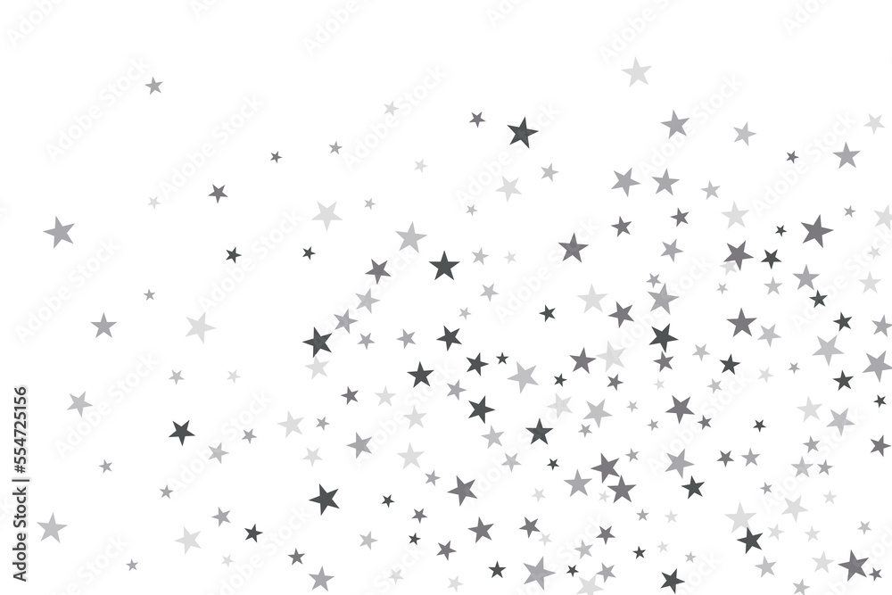 Star confetti. Silver casual confetti background. Bright design pattern. Star confetti. Silver casual confetti background. Bright design pattern.